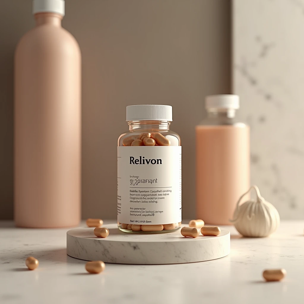 Relivon wellness complex supplement bottle with packaging